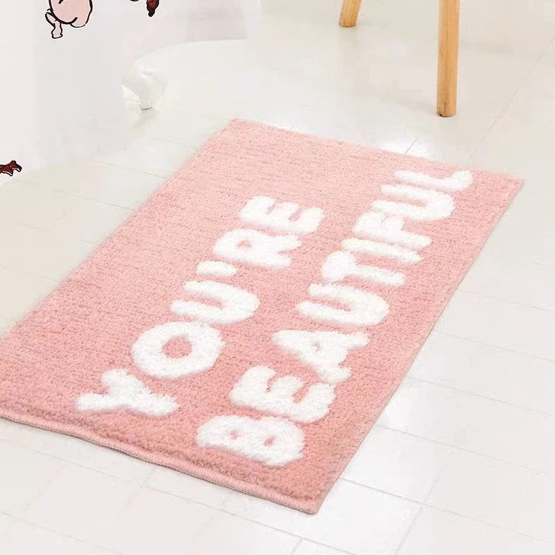 You're Beautiful Décor Rug and Matt