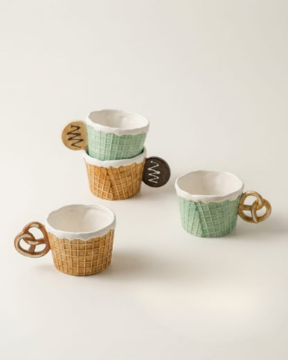 Biscuit Style Mugs and Saucers